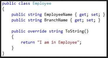 ToString method